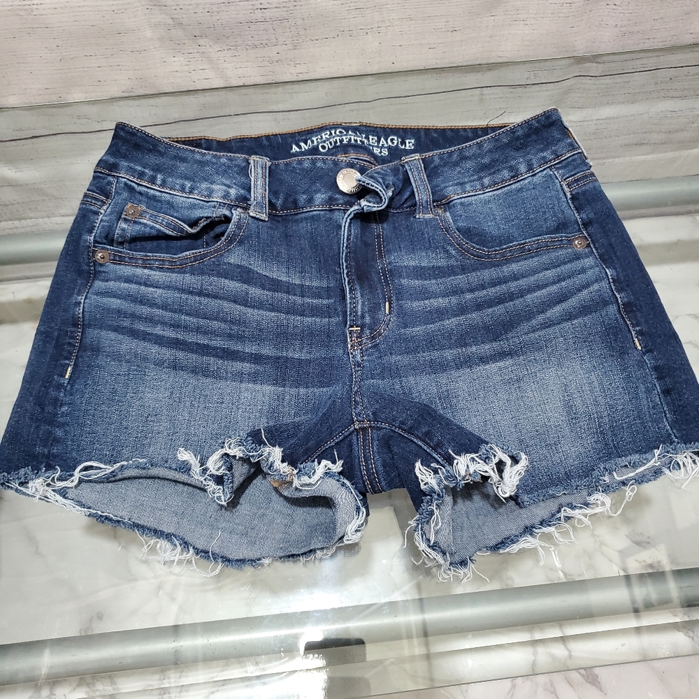 American Eagle Outfitters Women's Blue Denim Shorts